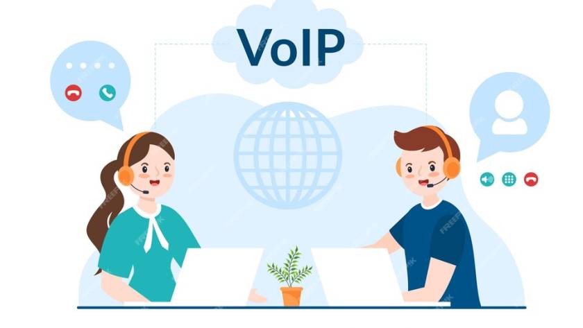 A flowchart diagram illustrating the inner workings of VoIP technology, showcasing how VoIP works.