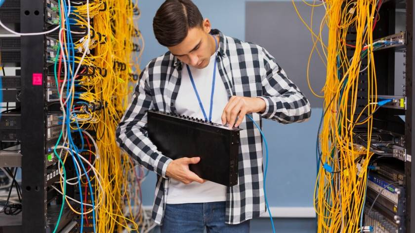 An intricate network diagram with the Cisco logo at its core, symbolizing the exploration of Cisco's technology and solutions